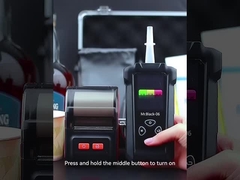 Niewielki analizator oddychu alkoholu, lekki osobisty analizator alkoholu we krwi